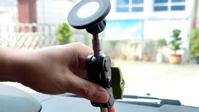 Soporte magnético para celular con base de ventosa, RBA-M01