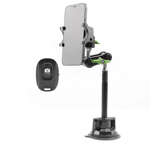 Soporte para celular con ventosa con varilla de extensión y control remoto Bluetooth, UBA-01LB