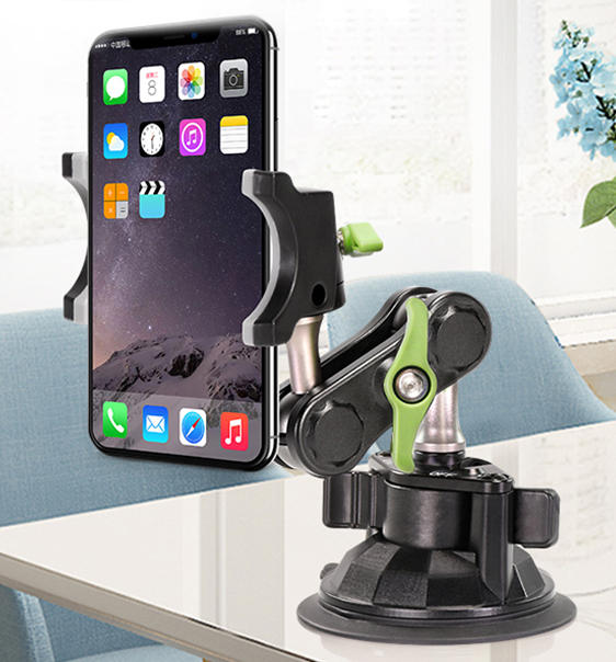 Soporte para celular con ventosa